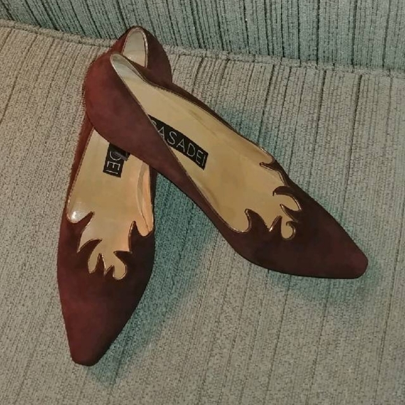 Casadei suede leather flame shoes. - Picture 6 of 10